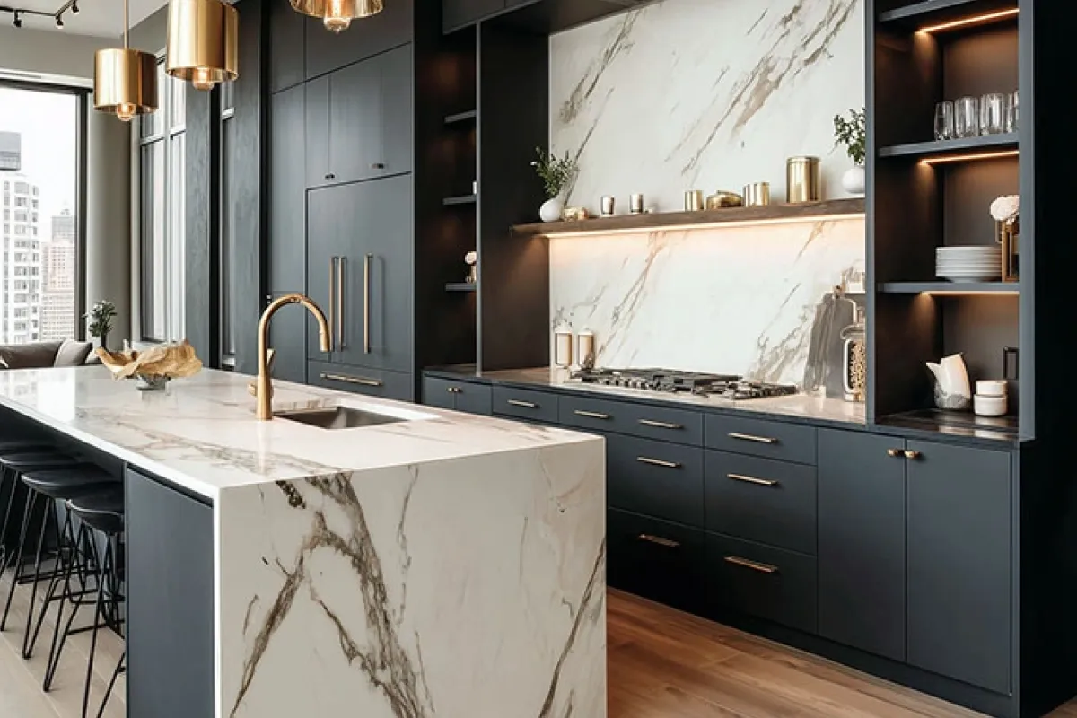 Refacing cabinet example